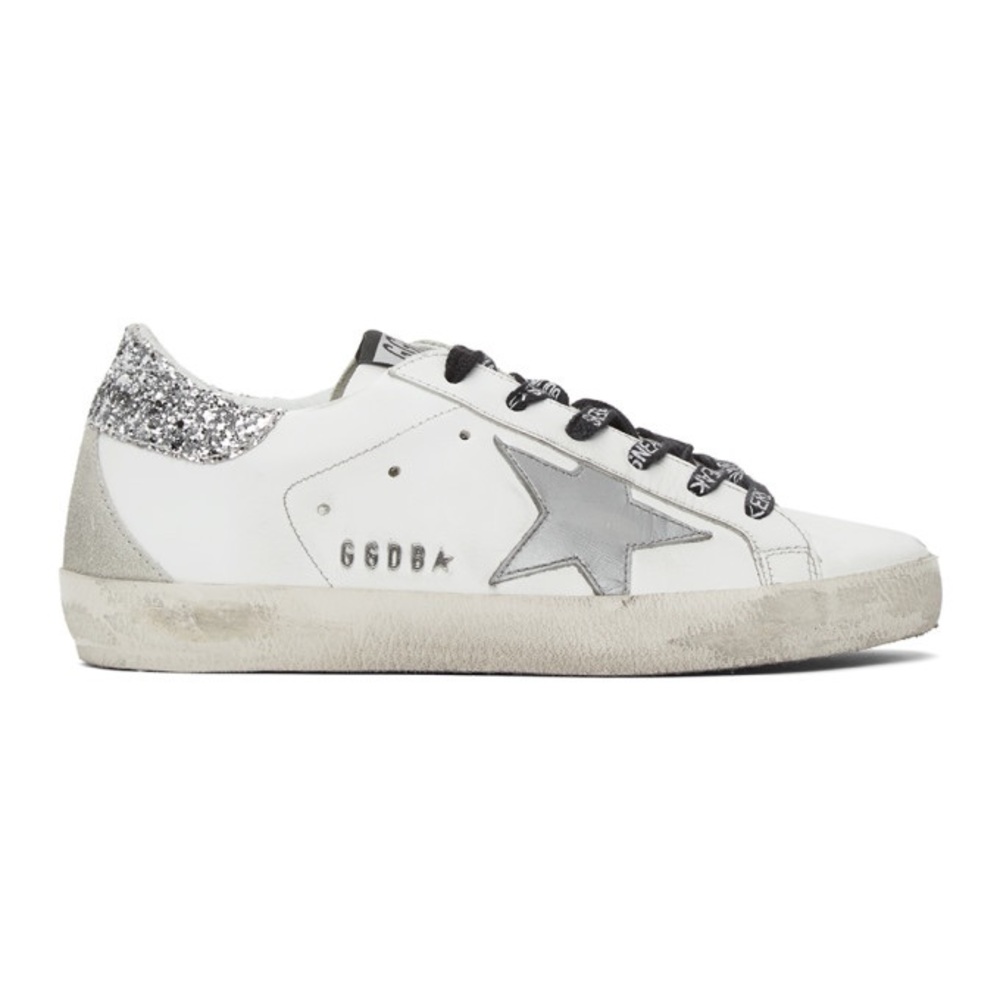 Authentic Golden Goose Superstar Glitter Sneakers Shoes